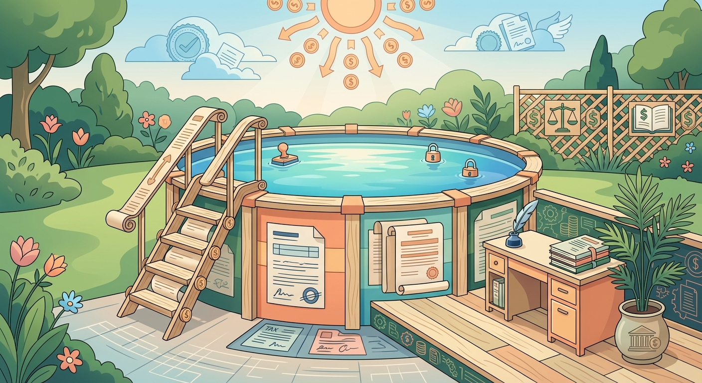 découvrez si les impôts sont obligatoires pour une piscine hors sol, quelles démarches effectuer et quelles taxes s'appliquent pour bien gérer votre installation.