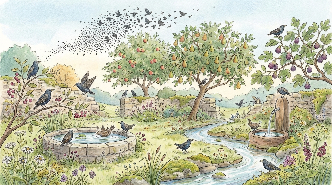 découvrez des méthodes efficaces et respectueuses pour éloigner les étourneaux de votre jardin sans leur faire de mal, et protéger ainsi vos plantes naturellement.