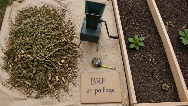 BRF paillage feuillus 3 à 5 cm : anticipation faim d’azote