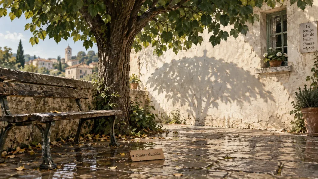 Arbre pour faire de l'ombre et ombre durable, feuillage dense